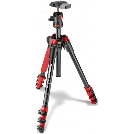 Manfrotto statiiv Befree MKBFRA4R-BH, punane