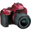 Nikon D5500 + 18-55mm VR II Kit, red