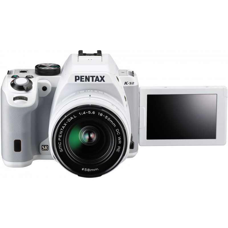 Pentax K-S2 + 18-50mm WR Kit, white - DSLRs - Nordic Digital