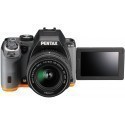 Pentax K-S2 + 18-50mm WR Kit, black/orange