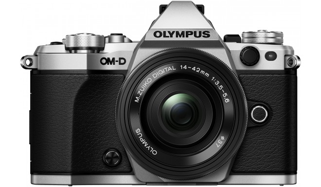 Olympus OM-D E-M5 Mark II + 14-42mm EZ komplekts, sudraba