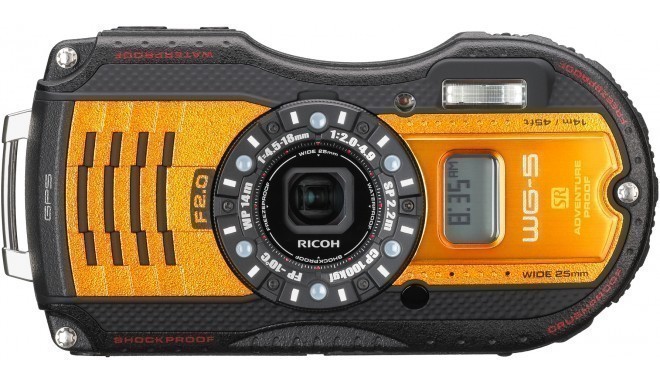 Ricoh WG-5 GPS, оранжевый