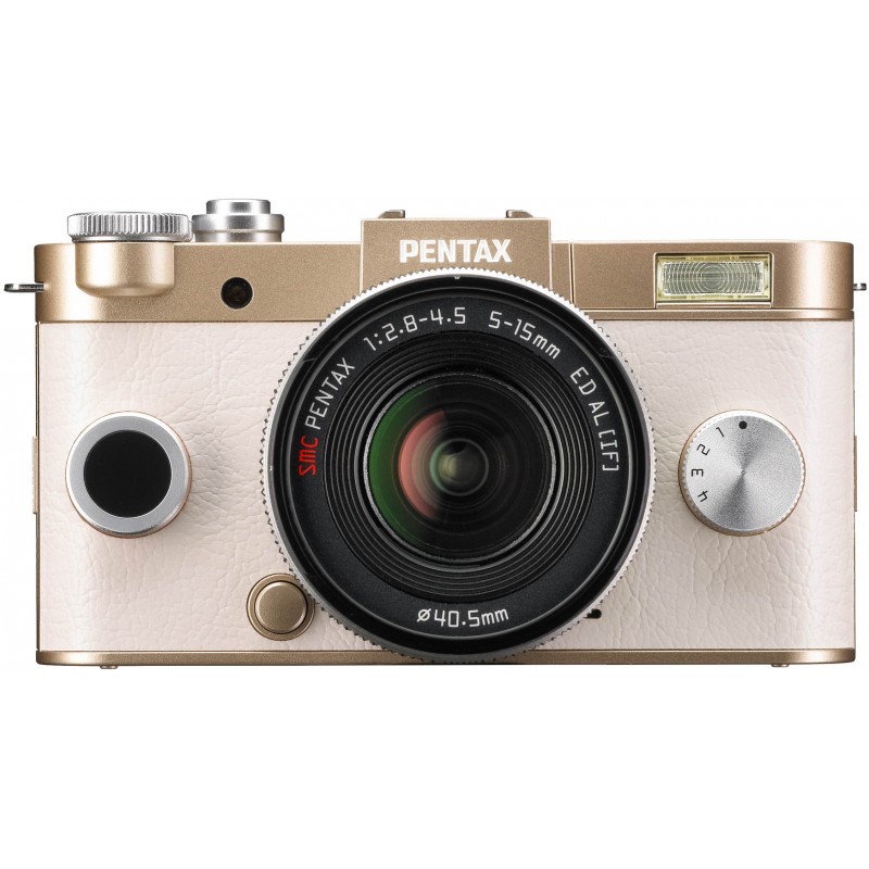 Pentax Q-S1 + 02 Standard Zoom Kit, champagne gold - Mirrorless