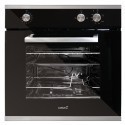 Cata HFG-600 Black Glass Gas Oven, 67L, 4 fun