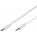 Vivanco cable 3.5mm - 3.5mm 1m, white (35811)