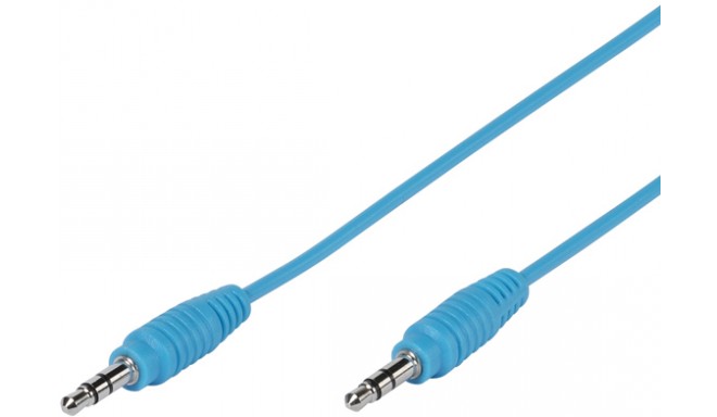 Vivanco cable 3.5mm - 3.5mm 1m, blue (35812)