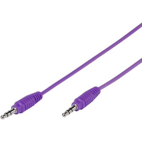 Vivanco kabelis 3.5mm - 3.5mm 1m, violets (35814)