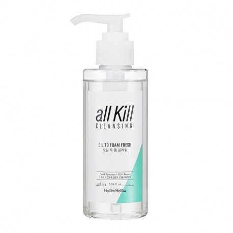 Holika Holika All Kill Cleansing Oil To Foam Fresh