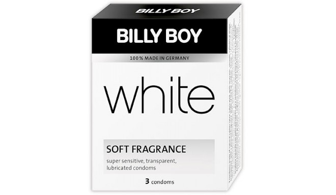 Billy Boy condom White 3pcs