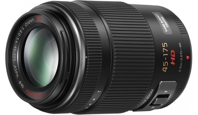 Panasonic Lumix G X Vario PZ 45-175mm f/4.0-5.6 ASPH POWER O.I.S, black