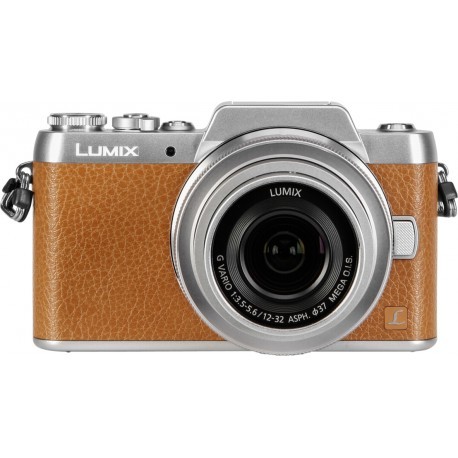 Panasonic Lumix DMC-GF7 + 12-32мм Kit, коричневый