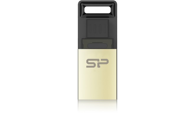 Silicon Power флешка 16GB Mobile X10, золотистый