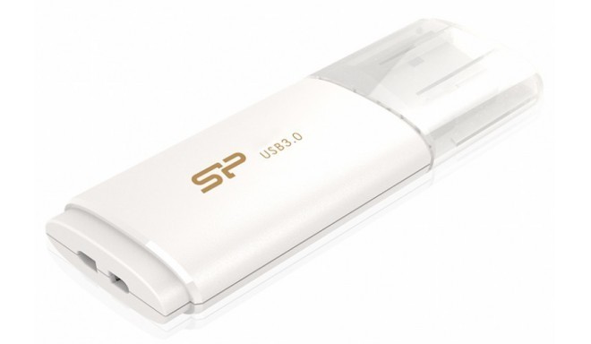 Silicon Power flash drive 64GB Blaze B06 USB 3.0, white