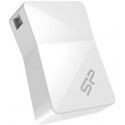Silicon Power flash drive 16GB Touch T08, white