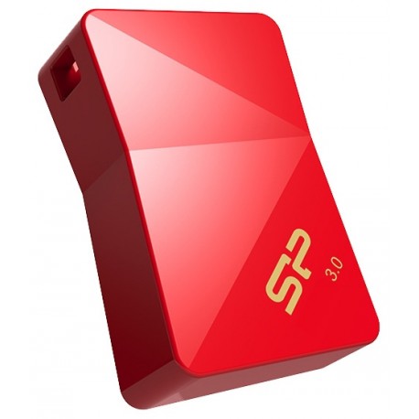 Silicon Power zibatmiņa 16GB Jewel J08 USB 3.0, sarkana