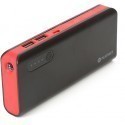 Platinet Power Bank 8000mAh + torch, black/red