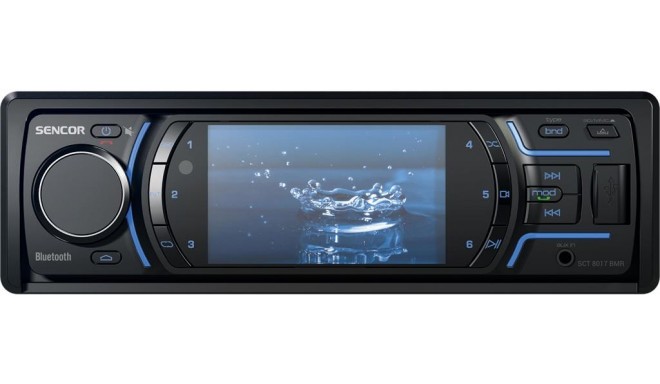 Car Radio with Bluetooth and 3'' Display SENCOR SCT 8017BMR