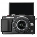 Olympus PEN Lite E-PL6 + 14-42mm II R + 40-150mm R, black