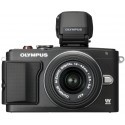 Olympus PEN Lite E-PL6 + 14-42mm II R + 40-150mm R, black