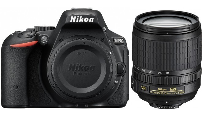 Nikon D5500 + 18-105mm VR II Kit, black