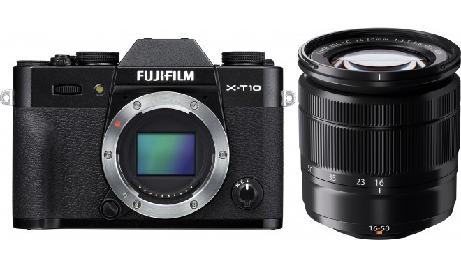 Fujifilm X-T10 + 16-50mm Kit, black