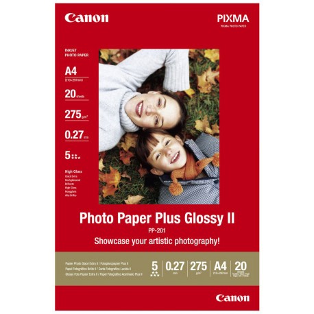 Canon fotopaber A4 265g Glossy II 20 lehte (PP-201)