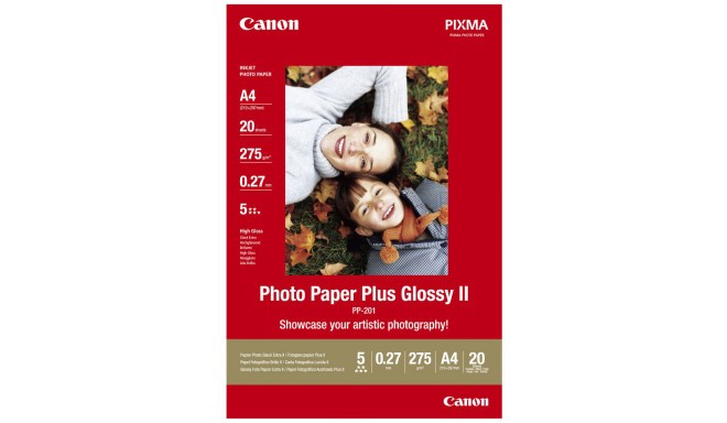 Canon photo paper A4 265g Glossy II 20 lehte (PP-201)