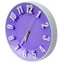 Platinet wall clock Zegar, purple (42992)