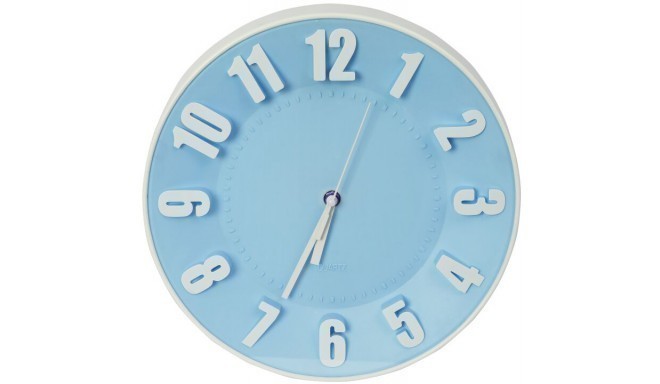 Platinet sienas pulkstenis, zils (42990)