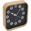 Platinet wall clock Zegar Morning, black (42987)