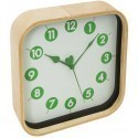 Platinet wall clock Zegar Morning, green (42988)