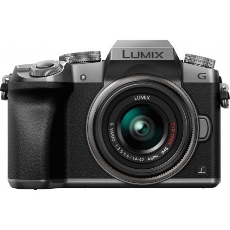 Panasonic Lumix DMC-G7 + 14-42мм Kit, серебристый
