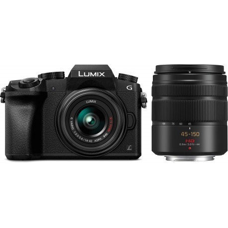 Panasonic Lumix DMC-G7 + 14-42mm + 45-150mm Kit, must