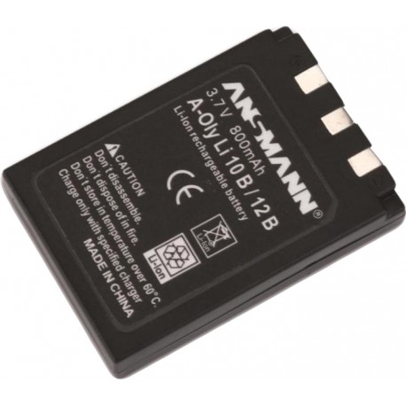 Ansmann battery (Olympus LI-10B, 800mAh)