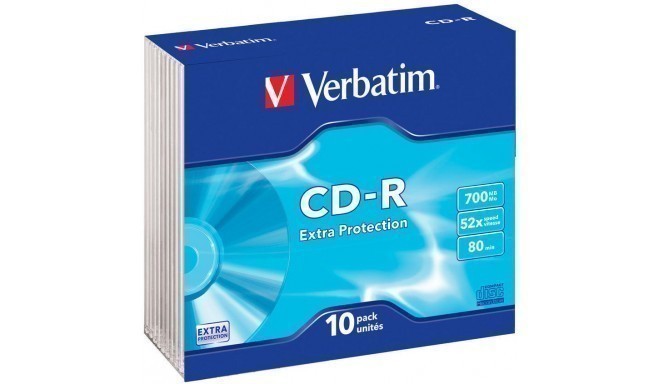 Verbatim CD-R Extra Protection 700MB 52x 10pcs slim