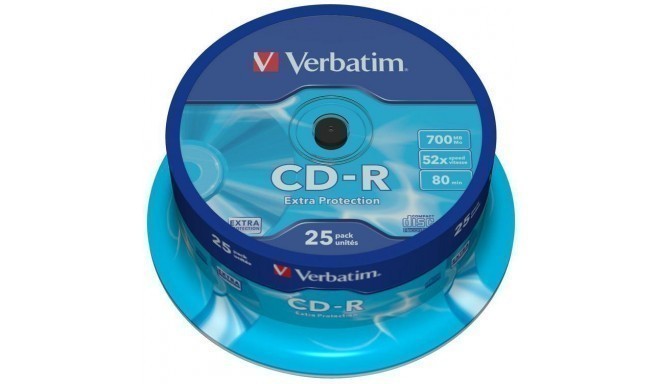 Verbatim CD-R Extra Protection 700MB 52x 25pcs spindle