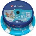 Verbatim CD-R AZO Printable 700MB 52x 25tk tornis