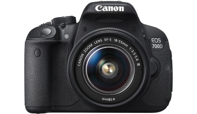 Canon EOS 700D + 18-55 DC III komplekts