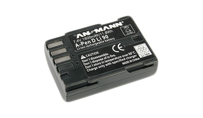 Ansmann battery (Pentax D-LI90, 1600mAh)