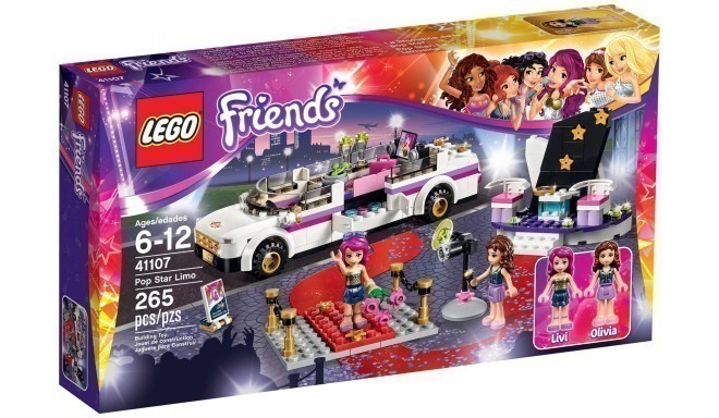 Lego Friends лимузин поп-звезды (41107)