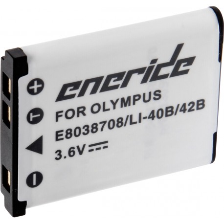 Eneride akumulators E (Olympus, LI-40B 700mAh), balts